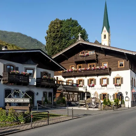 Alpen Glueck Hotel Unterm Rain Garni Kirchberg in Tirol Zewnętrze zdjęcie